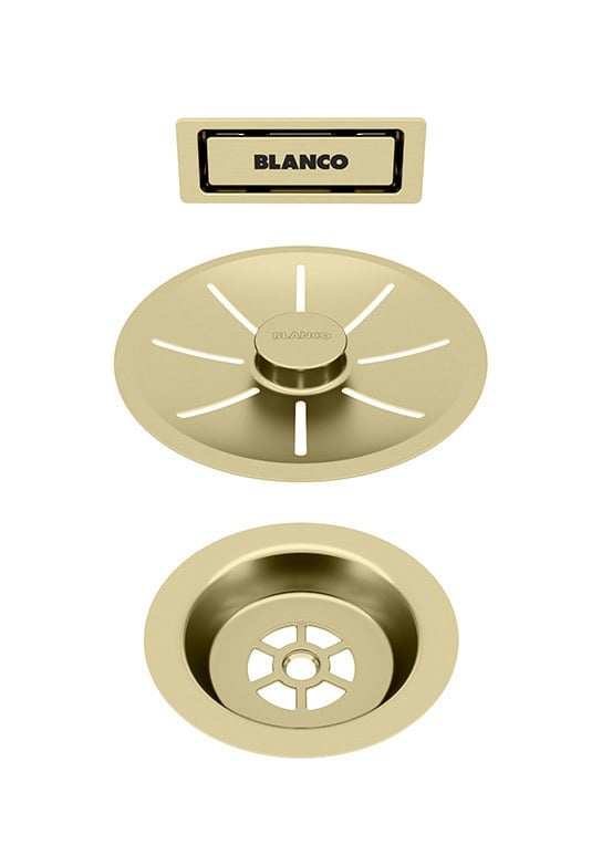 Odtoková sada Blanco 203476-Saténově zlatá