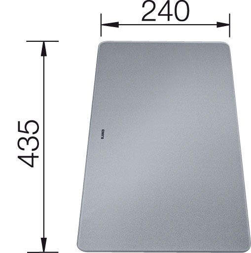 krájecí deska skleněná pro dřezy pod desku (keramické)