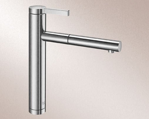Dřezová baterie s výsuvnou koncovkou Blanco Linee S, nerez 517593