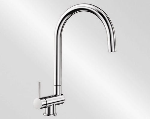 Küchenarmatur Blanco Coressa-F Chrom, Hebel links