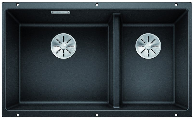 Küchenspüle Blanco SUBLINE 430/270 U InFino, anthrazit