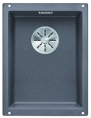 Küchen‑Spüle Blanco Subline 320‑U Steingrau, ohne Griff