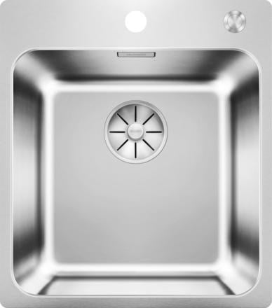 Kuchyňský dřez Blanco Solis 400-IF/A, Push Control, kartáčovaný