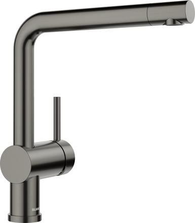 Küchenarmatur Blanco LINUS satin dark steel