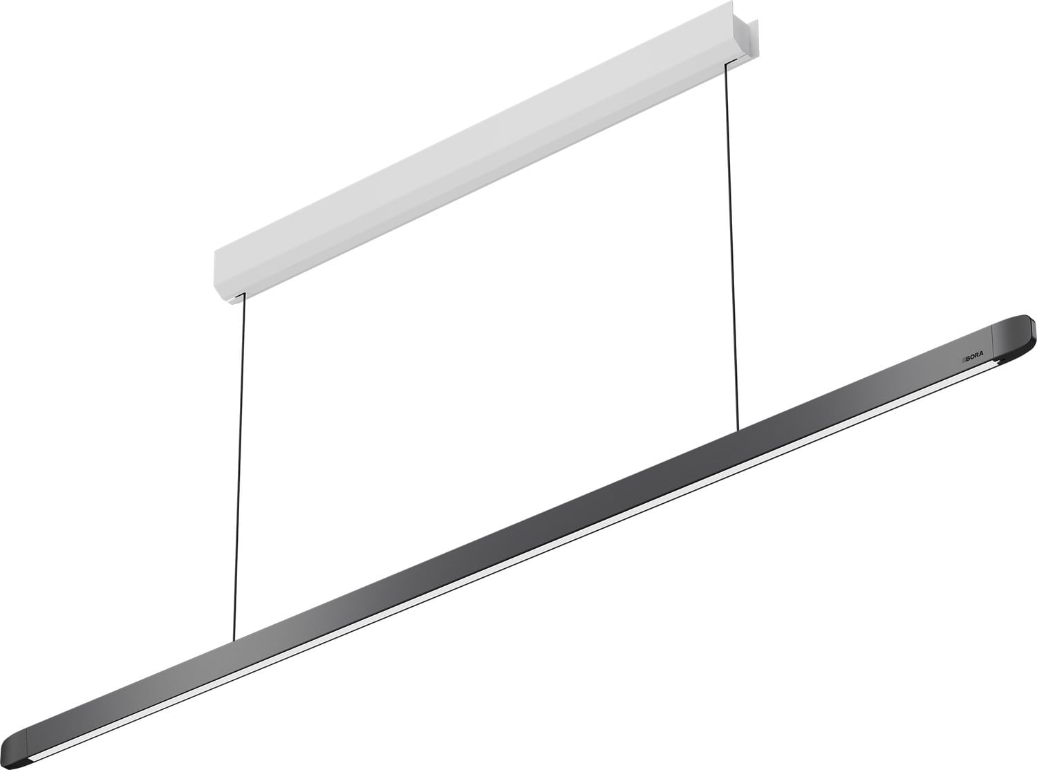 BORA Horizon závěsné svítidlo fix – černé