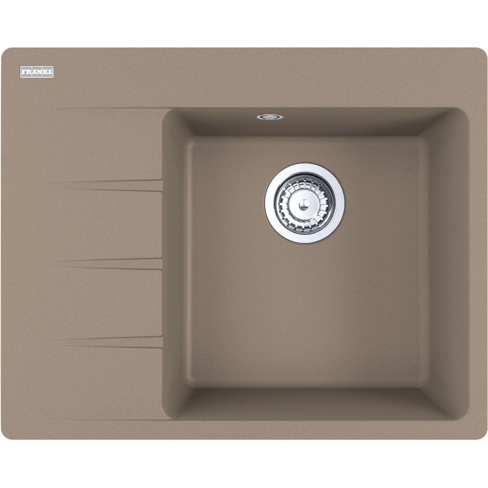 Kuchyňský fragranitový jednodřez Franke Centro CNG 611-62 TL/7 kašmír, pravý