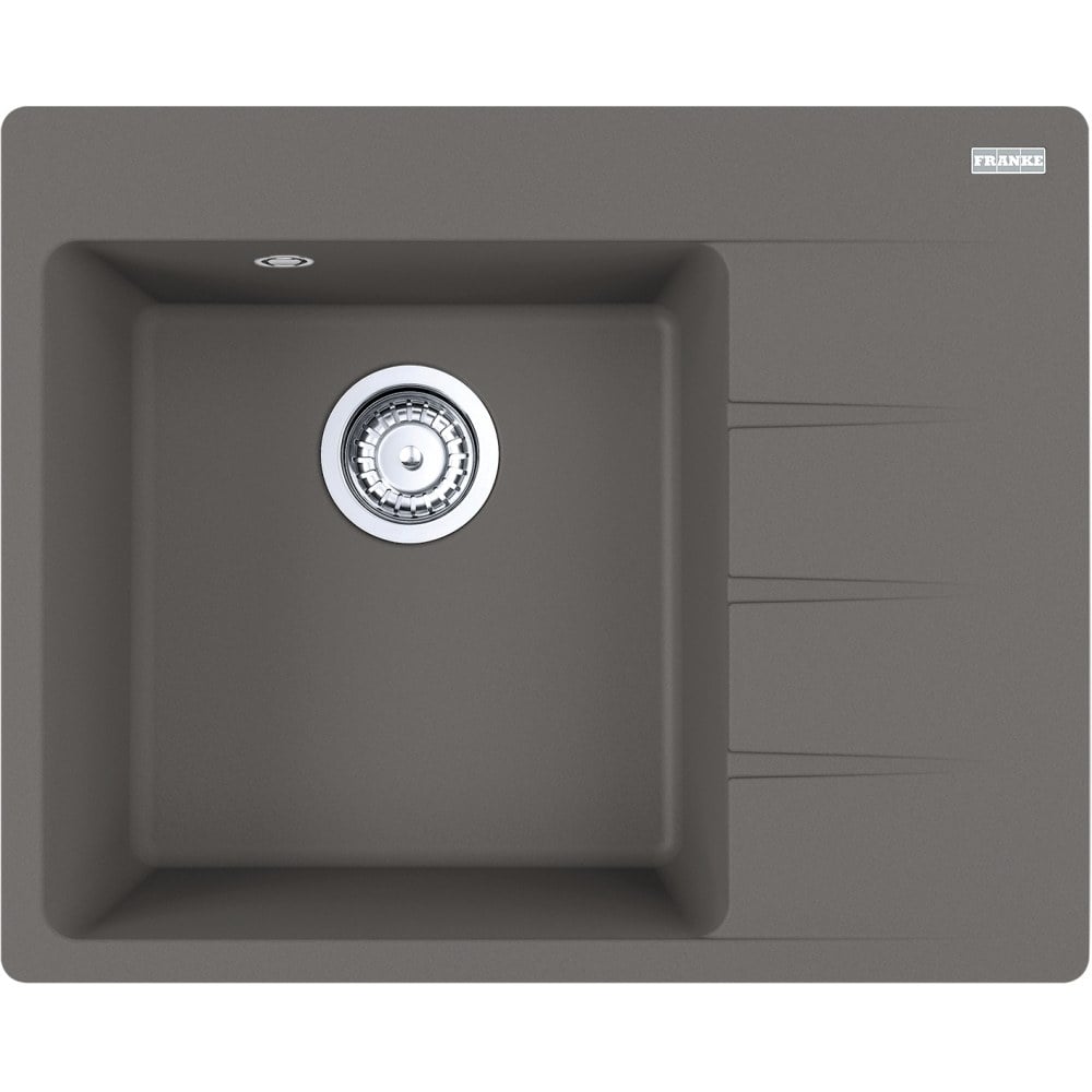 Kuchyňský fragranitový jednodřez Franke Centro CNG 611-62 TL/2 Šedý kámen, levý