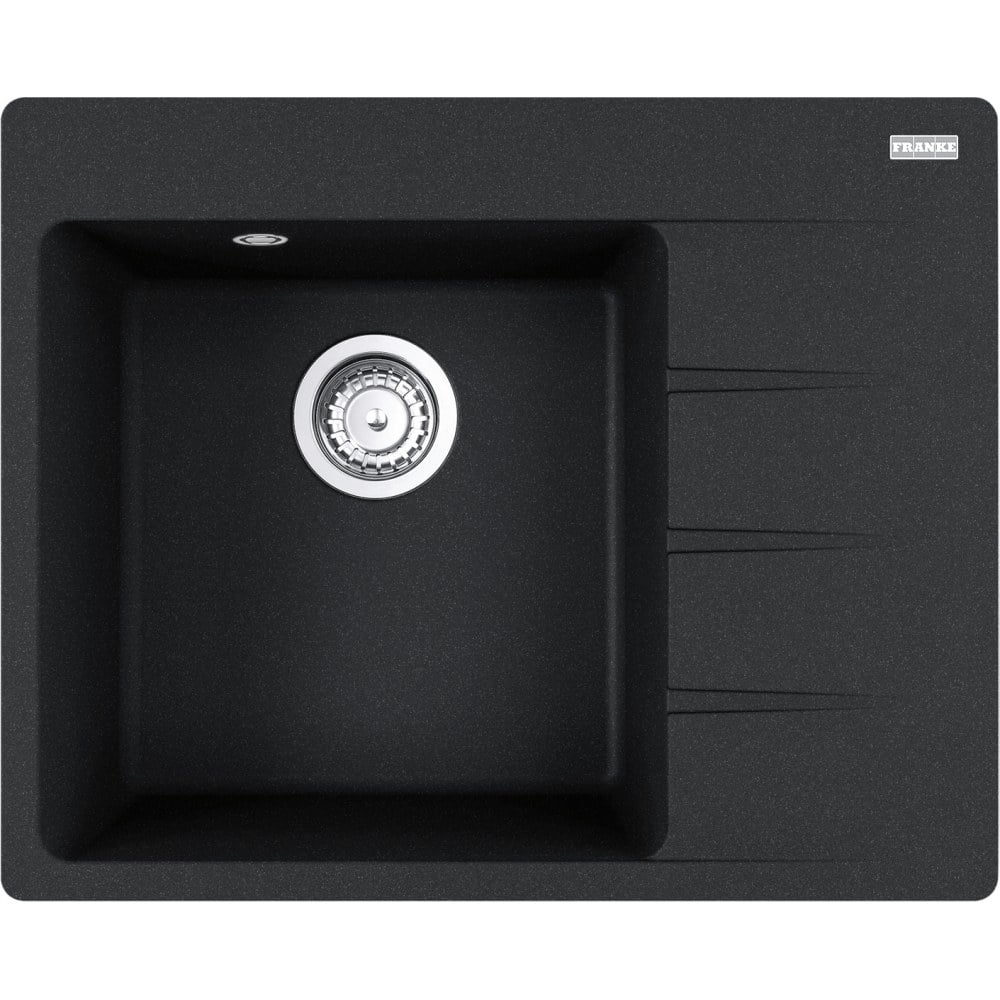 Kuchyňský fragranitový jednodřez Franke Centro CNG 611-62 TL/2 Onyx, levý
