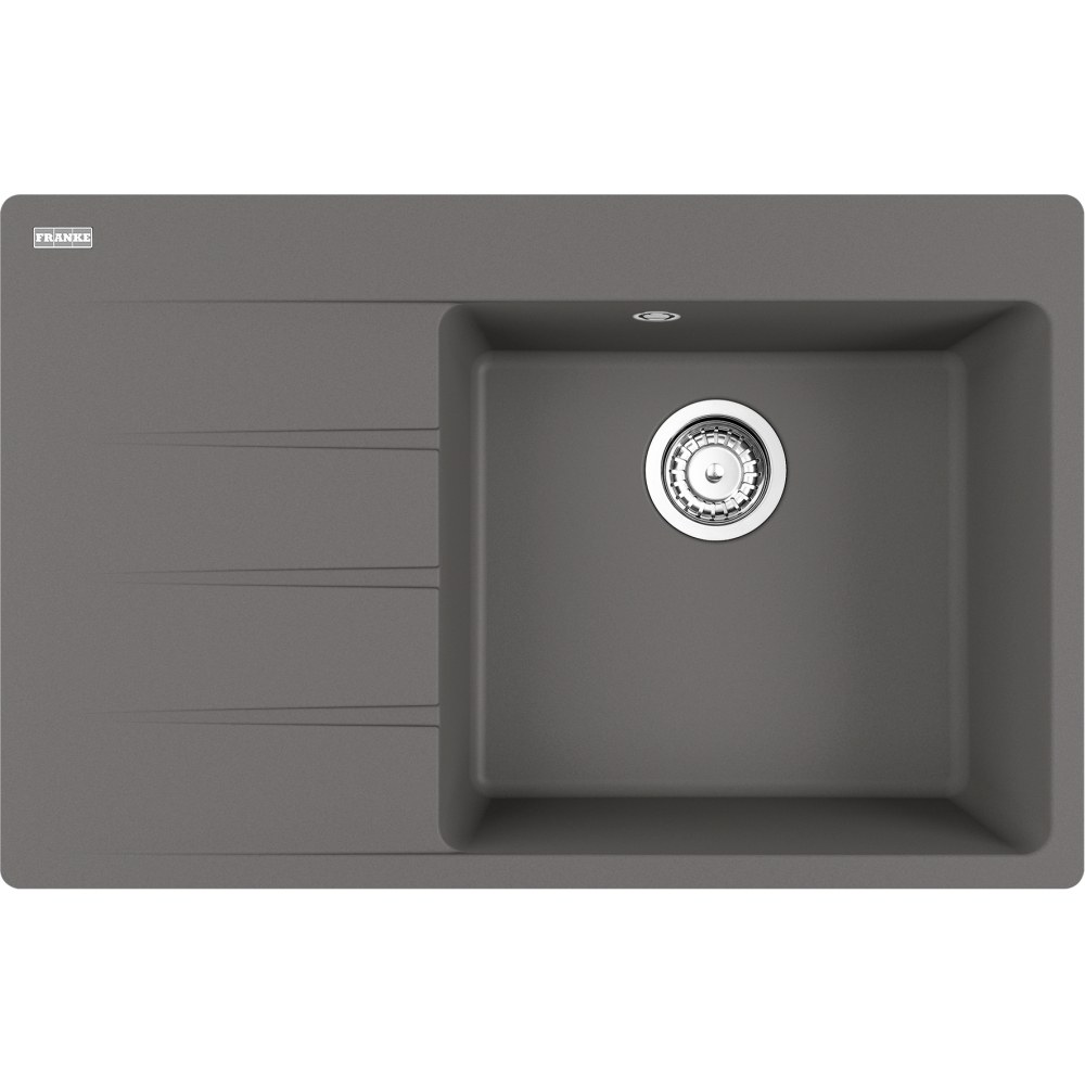 Kuchyňský fragranitový jednodřez Franke Centro CNG 611-78 TL/7 Šedý kámen, pravý