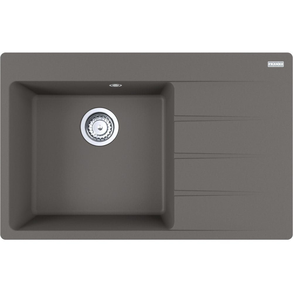 Kuchyňský jednodřez s odkapem Franke Centro CNG 611-78 TL/2 Šedý kámen, levý
