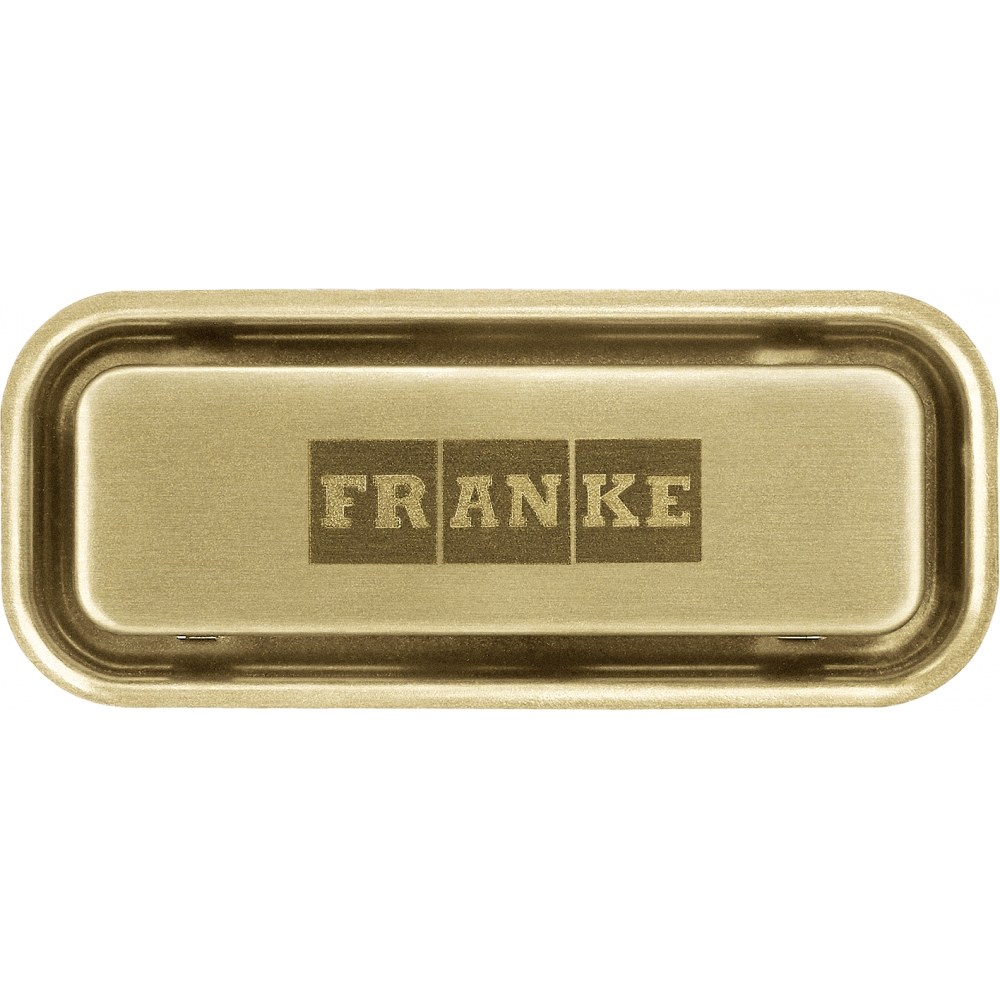 Krytka hranatého přepadu Franke 133.0630.111 Celonerez zlatá