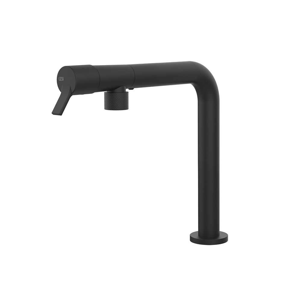 Kuchyňská baterie Gessi s otočnou výpustí 60073-299 27,7 cm z kolekce Fisso Matte Black