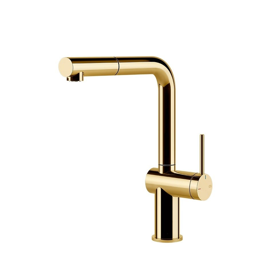 Kuchyňská baterie  Gessi 60433-246 29,3 cm z kolekce Inedito Gold PVD