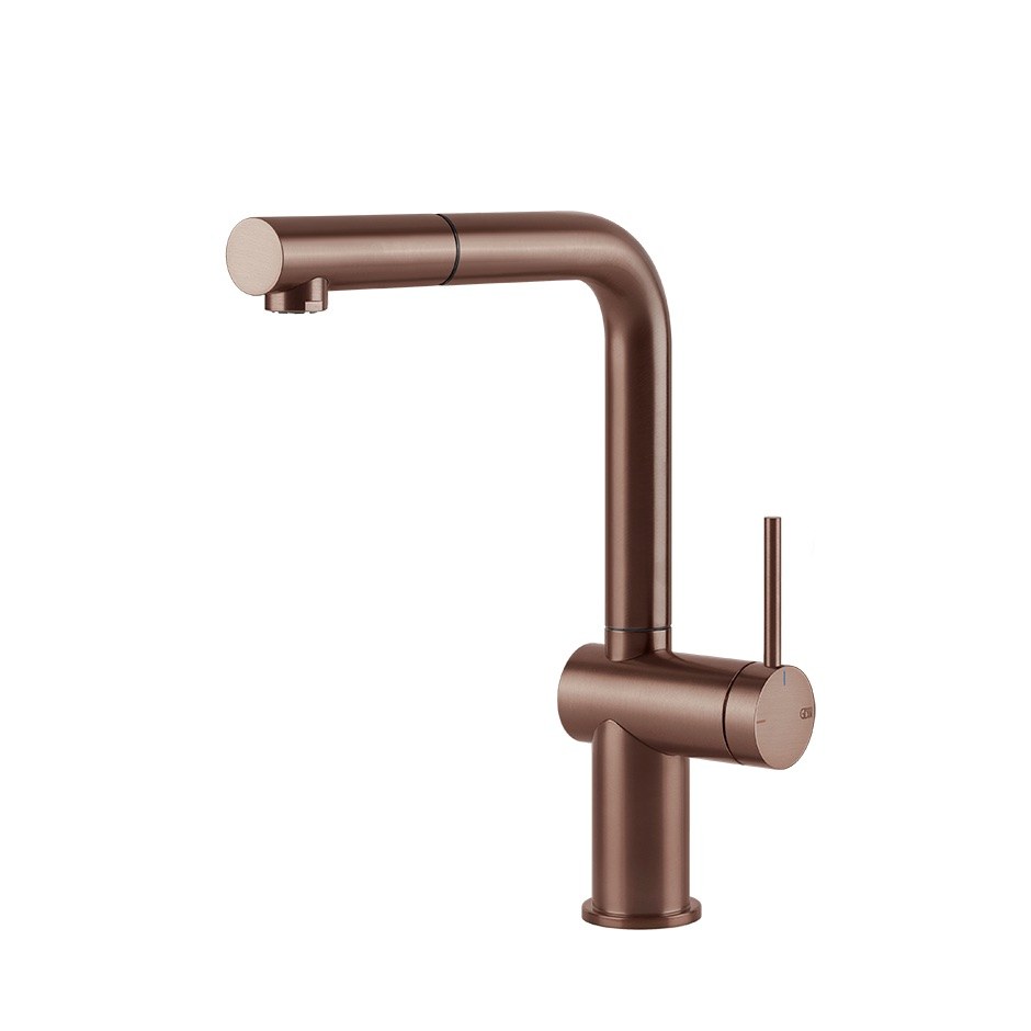 Kuchyňská baterie  Gessi 60433-708 29,3 cm z kolekce Inedito Copper Brushed PVD