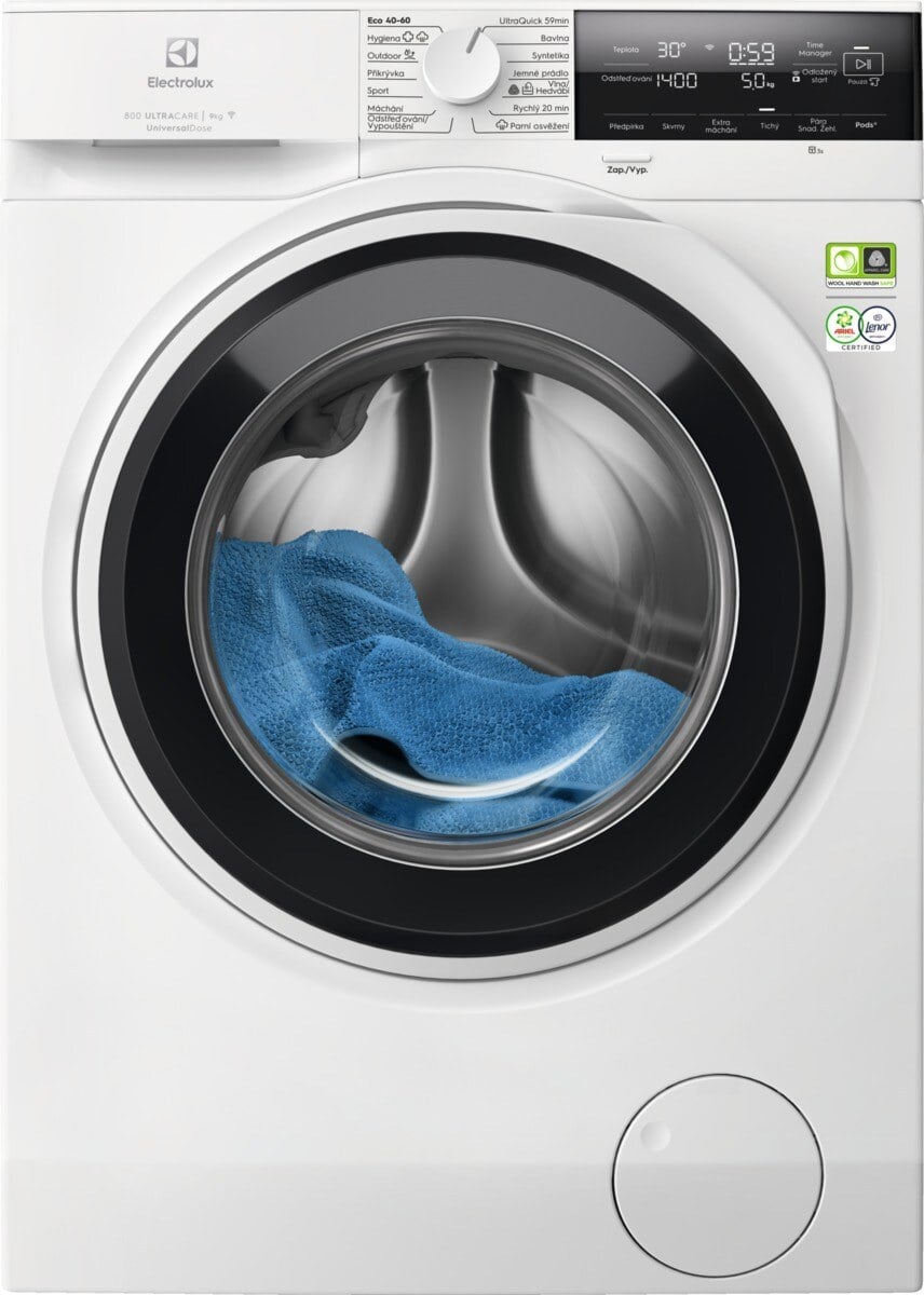 Pračka Electrolux UltraCare 800 EW8F3494QC bílá