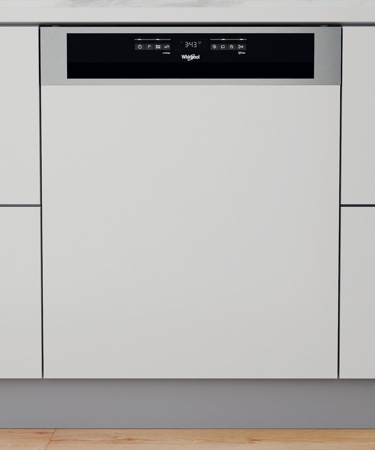 Myčka nádobí vestavná s panelem Whirlpool WBO3O33PLX