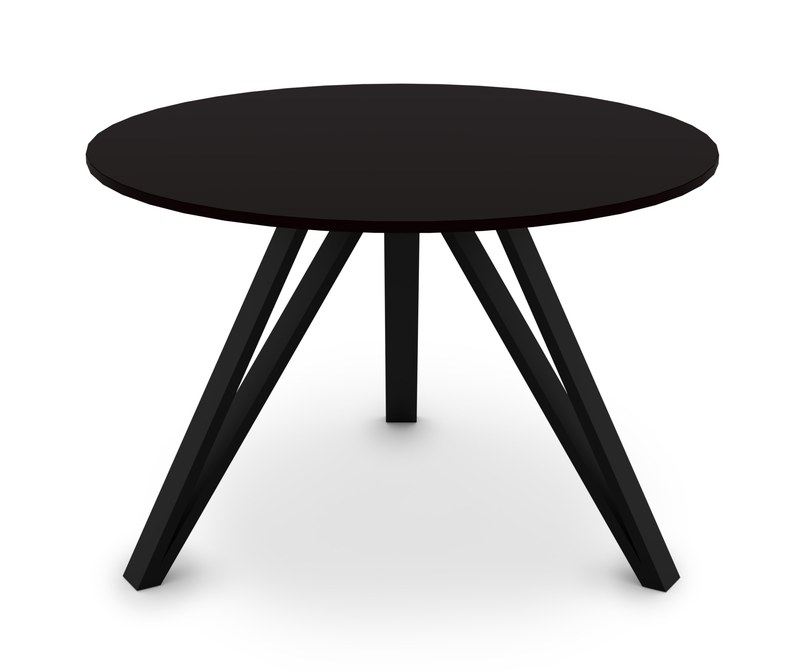 Jídelní stůl AXEL Sykora® Design Terra Brown, lak, 110 x 110 cm