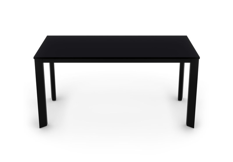 Jídelní stůl EDGY Sykora® Design Black Graphite, lak, 160 x 80 cm