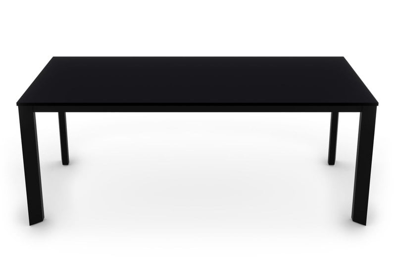 Jídelní stůl EDGY Sykora® Design Black Graphite, lak, 200 x 100 cm