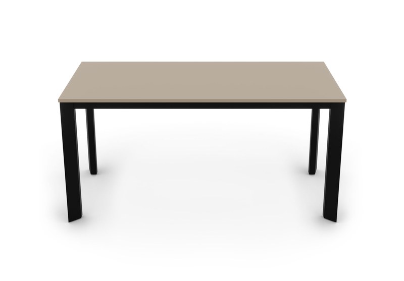 Jídelní stůl EDGY Sykora® Design Champagne, lak, 160 x 80 cm
