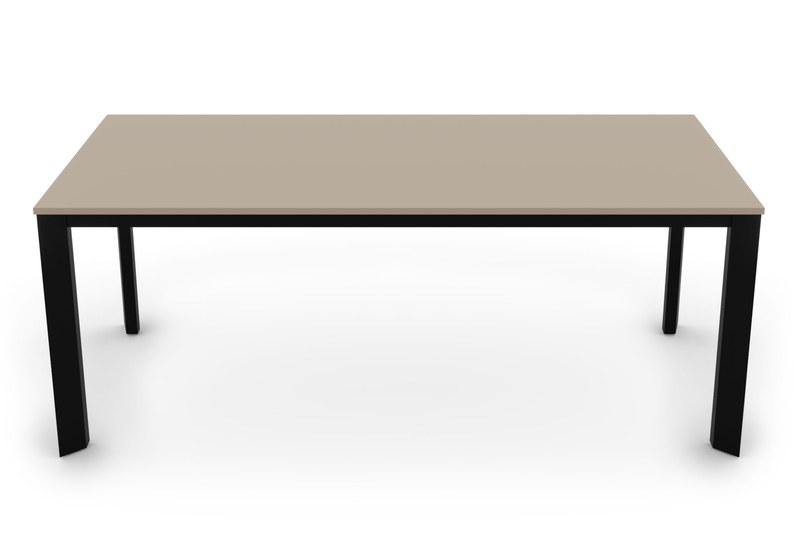 Jídelní stůl EDGY Sykora® Design Champagne, lak, 200 x 100