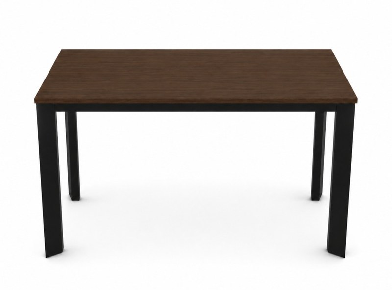 Jídelní stůl EDGY Sykora® Design Ořech Mocca, LTD, 130 x 80 cm
