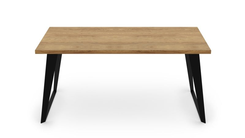 Jídelní stůl ICON Sykora® Design Dub přírodní, LTD 36 mm, 160 x 80 cm