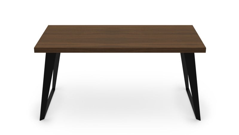 Jídelní stůl ICON Sykora® Design Ořech Mocca, LTD 36 mm, 160 x 80 cm