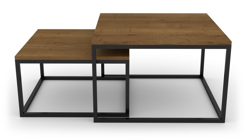 Konferenční stolek Sykora® Design Level Duo, LTD, Dub Straight Cognac