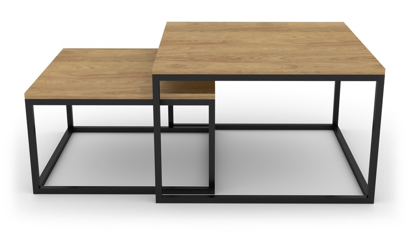 Konferenční stolek Sykora® Design Level Duo, LTD, Dub Přírodní