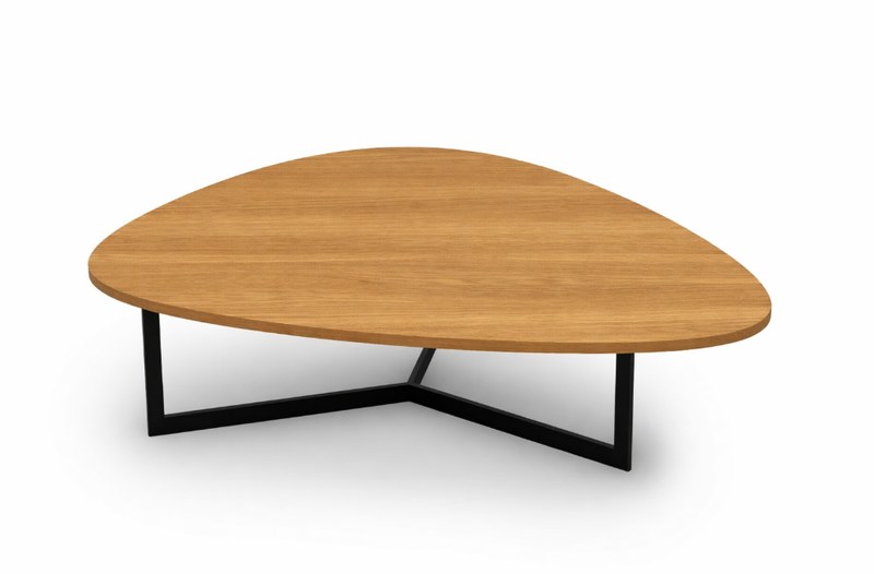 Konferenční stolek Sykora® Design MELODY MEDIUM s rovnou hranou Dub Classic