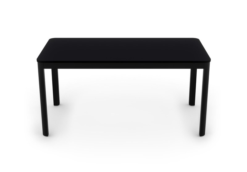 Jídelní stůl MILD Sykora® Design Black Graphite, lak 160 x 80 cm