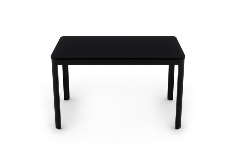 Jídelní stůl MILD Sykora® Design Black Graphite, lak, 130 x 80 cm