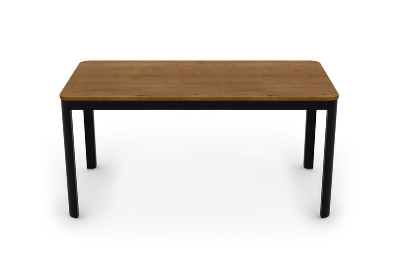 Jídelní stůl MILD Sykora® Design Dub Straight cognac, LTD, 160 x 80 cm