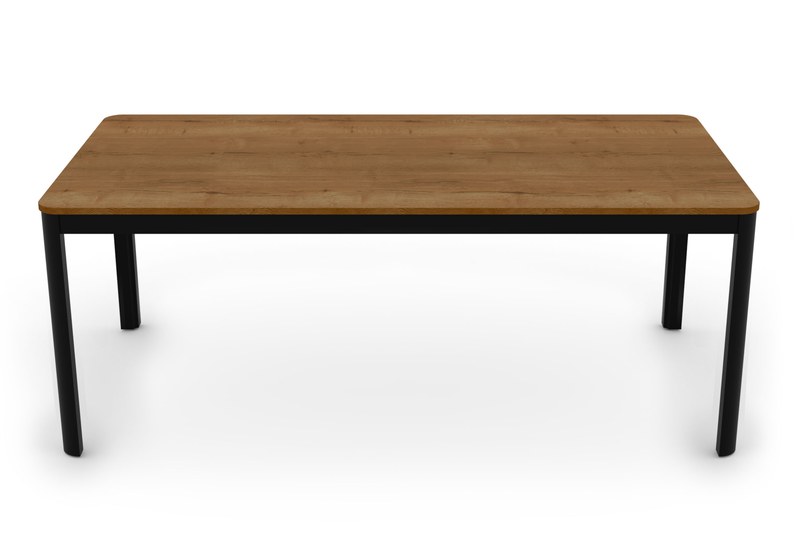 Jídelní stůl MILD Sykora® Design Dub Straight cognac, LTD, 200x100 cm