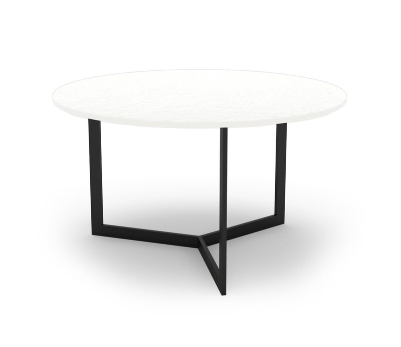 Konferenční stolek Sykora® Design MOOD MEDIUM s rovnou hranou, kompakt, Solid White