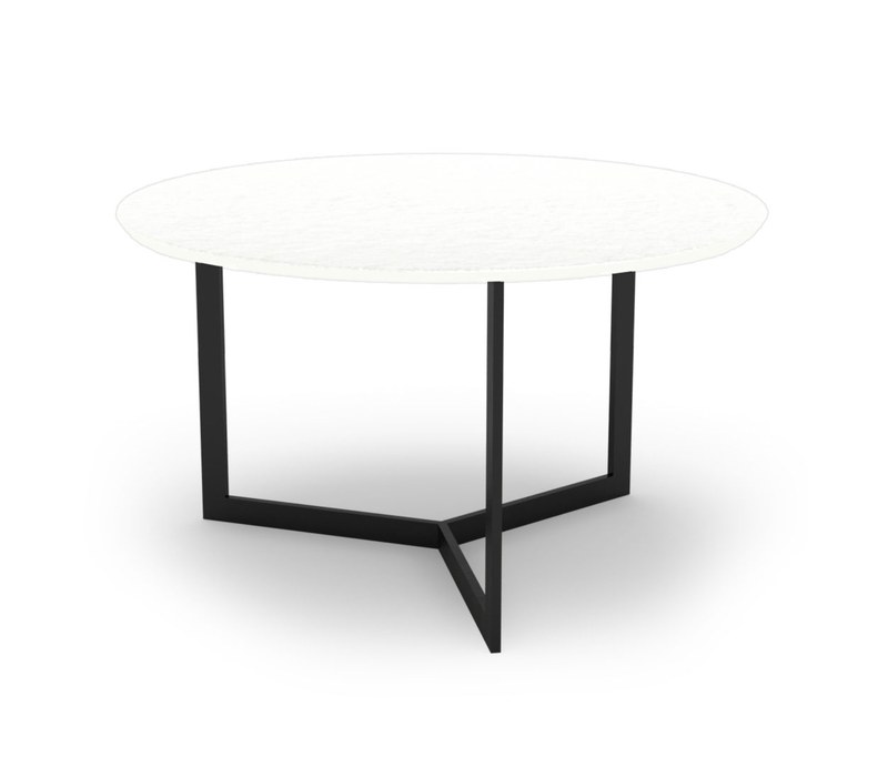 Konferenční stolek Sykora® Design MOOD MEDIUM s zkosenou hranou, kompakt, Solid White