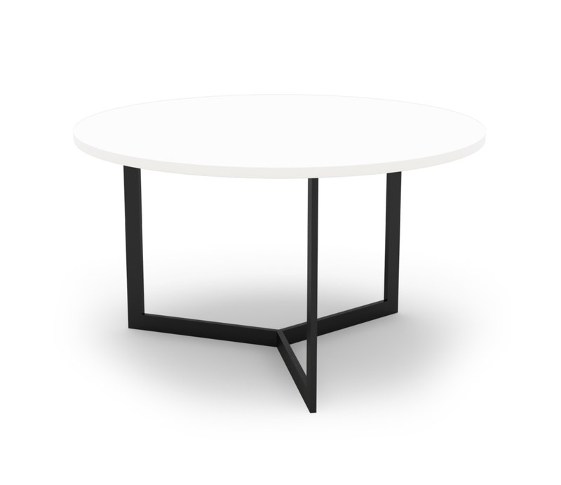 Konferenční stolek Sykora® Design MOOD MEDIUM s rovnou hranou, lak, Apline White Evermat
