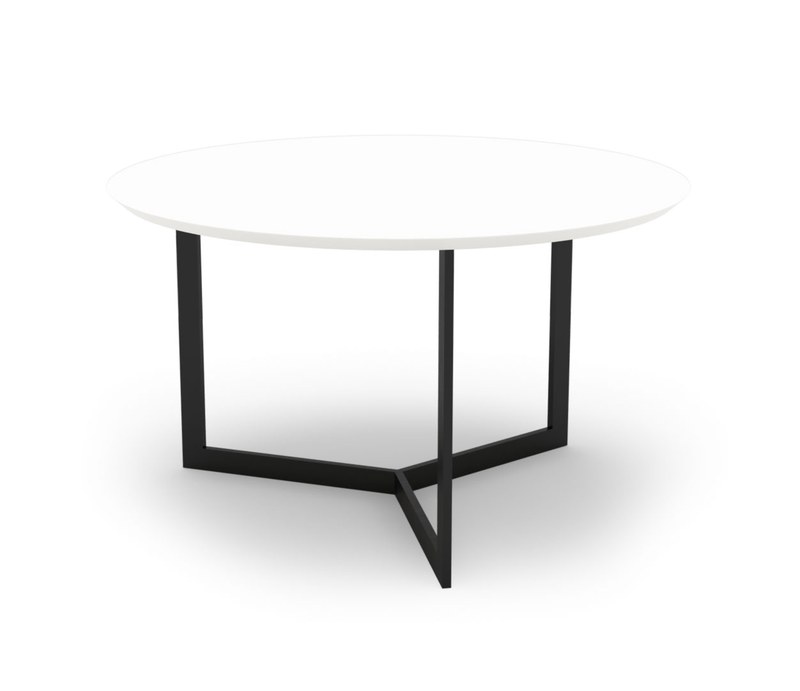 Konferenční stolek Sykora® Design MOOD MEDIUM s zkosenou hranou, lak, Alpine White Evermat