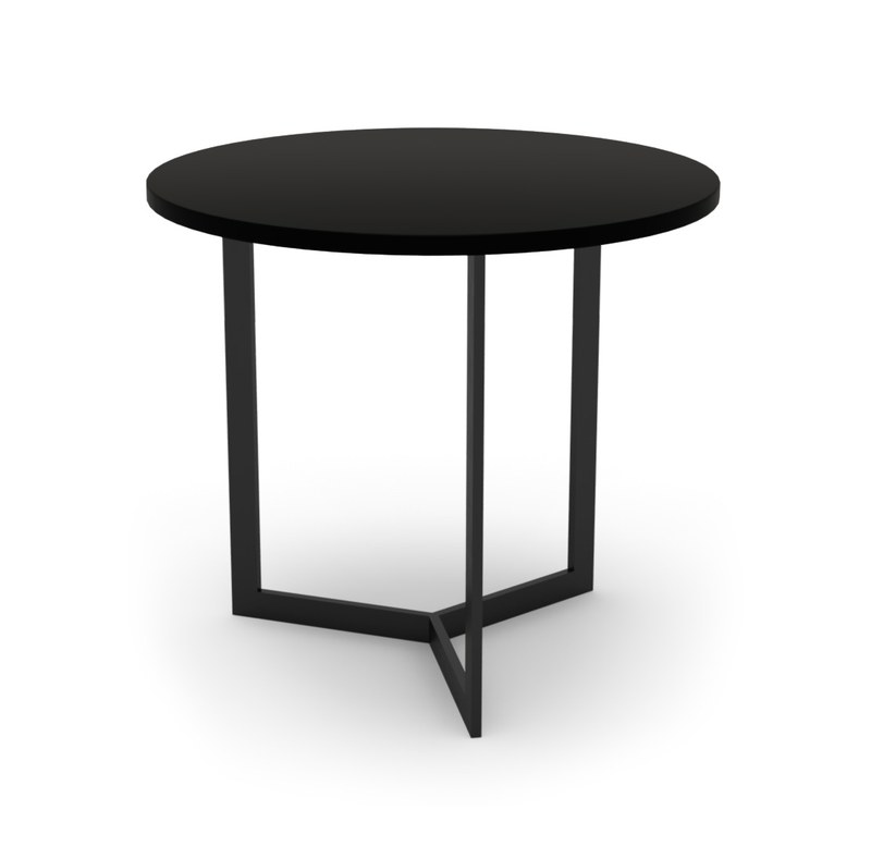 Konferenční stolek Sykora® Design MOOD SMALL s rovnou hranou, lak, Black Graphite Evermat