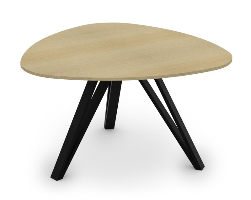 Jídelní stůl NOIR Sykora® Design Dub Bianco, LTD18, 126 x 126 cm