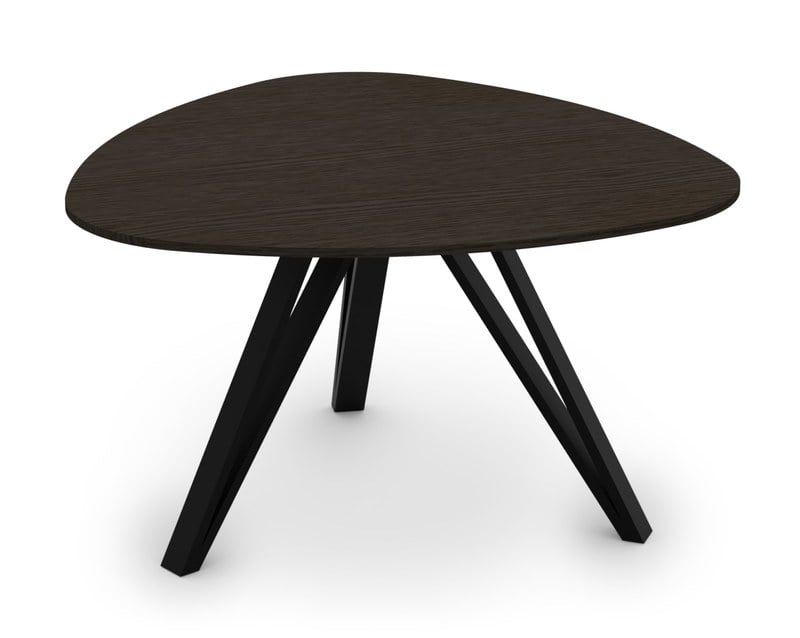 Jídelní stůl NOIR Sykora® Design Dub Notturno, LTD18, 126 x 126 cm