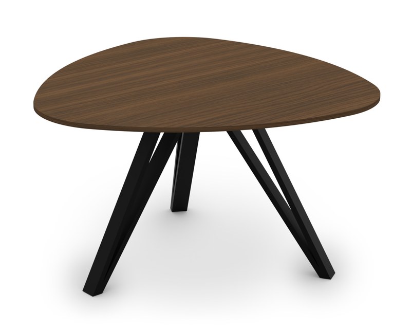 Jídelní stůl NOIR Sykora® Design Ořech Mocca, LTD18, 126 x 126 cm