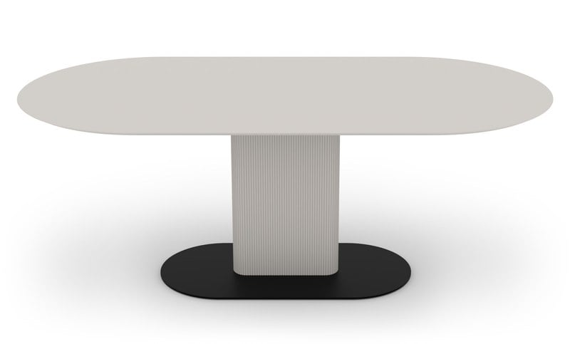 Jídelní stůl Rondo, design  lak mat Silk, 200x100