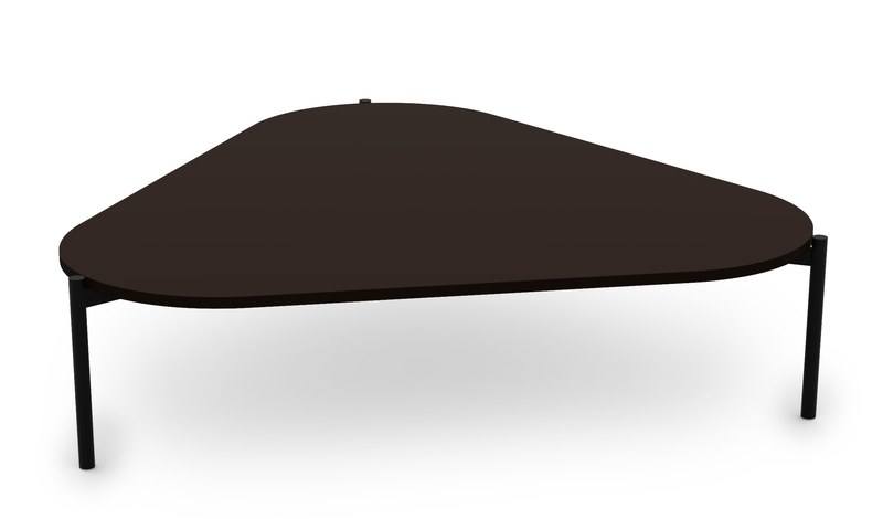 Konferenční stolek Sykora® Design VIBE BIG lak, Terra Brown