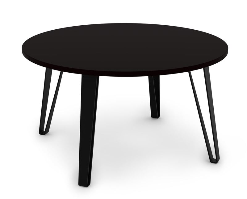Konferenční stůl VIVO Sykora® Design Terra Brown, lak, 80 x 80 cm
