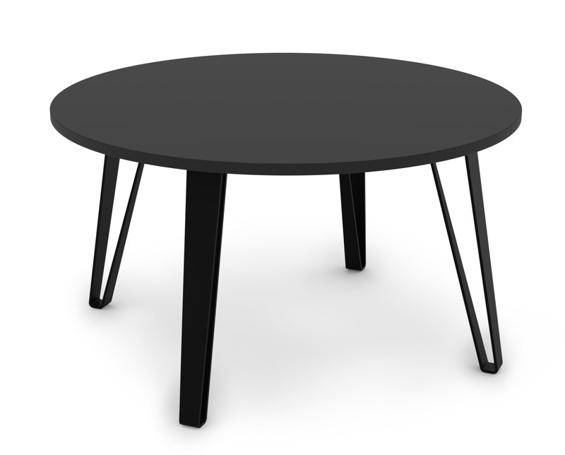 Konferenční stůl VIVO Sykora® Design Truffle Brown, lak, 80 x 80 cm