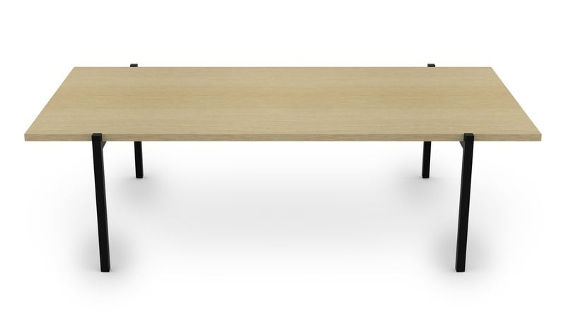 Konferenční stůl ZEN Sykora® Design Dub Bianco, 120 x 60 cm