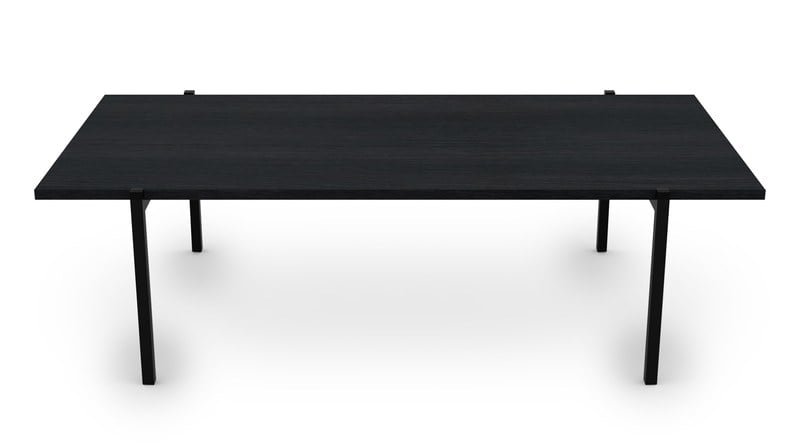 Konferenční stůl ZEN Sykora® Design Dub Nero, 120 x 60 cm