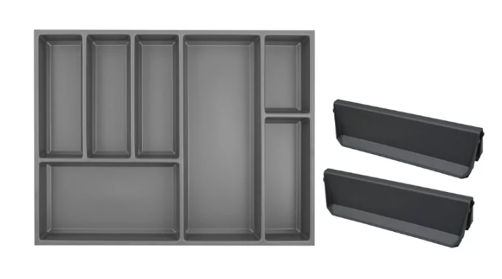 Příborník Agoform Sky + 2 dělítka, šířka korpusu 700 mm, hlubší 550 plast břidlicově šedá